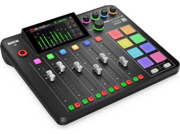 RODE RØDECaster Pro II Integrált Audio Produkciós Stúdió Mixer - Fekete