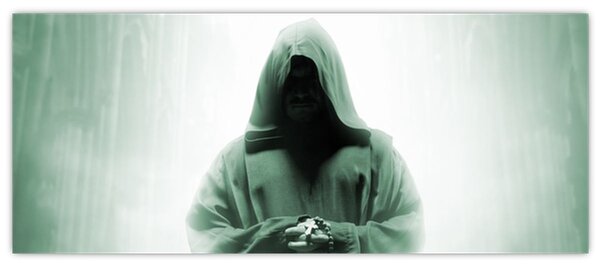 Kép - Szerzetes a sötétben (120x50 cm)