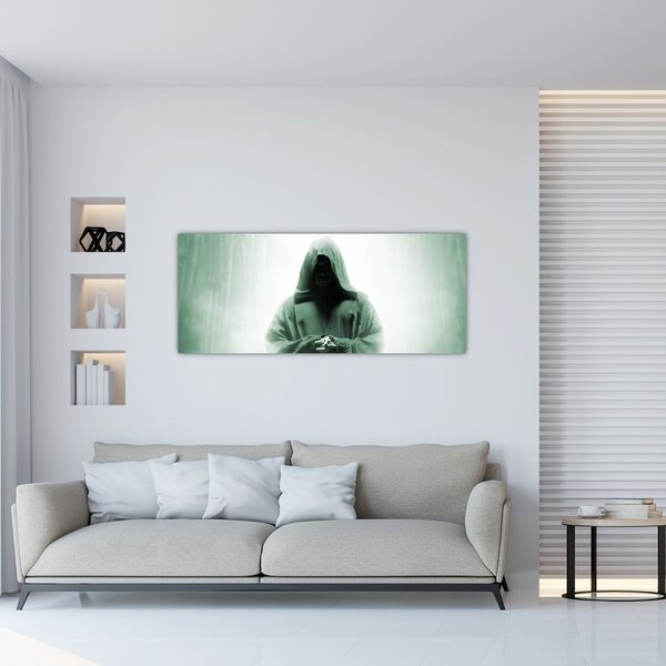 Kép - Szerzetes a sötétben (120x50 cm)