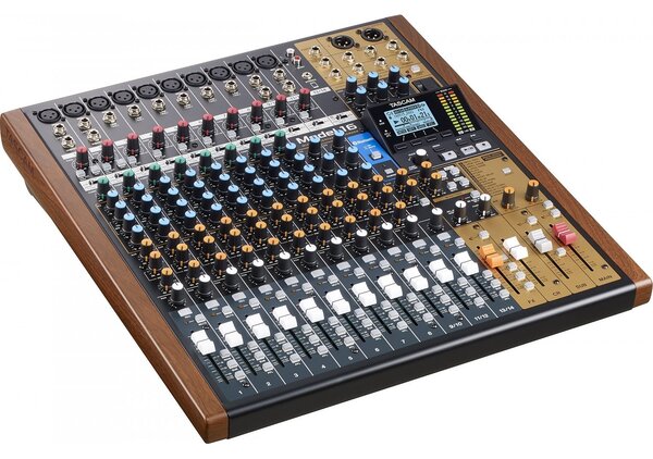 Tascam MODEL 16 Csatornás Analóg Keverőpult Mixer - Barna / Fekete