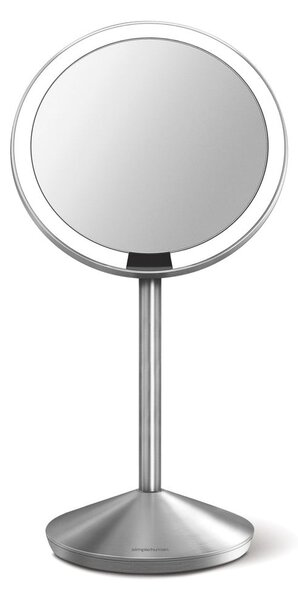 Kozmetikai tükör világítással-nagyítós (tízszeres) ø 12 cm Travel – simplehuman