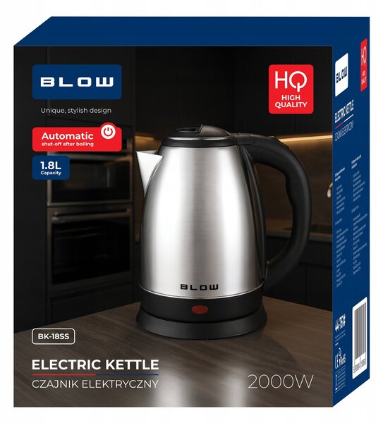 Blow BK-18SS 2000W ezüst elektromos vízforraló