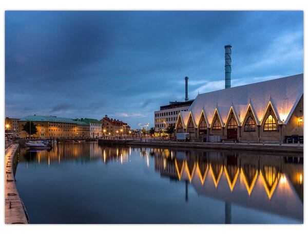 Vízcsatorna képe - Göteborg (70x50 cm)