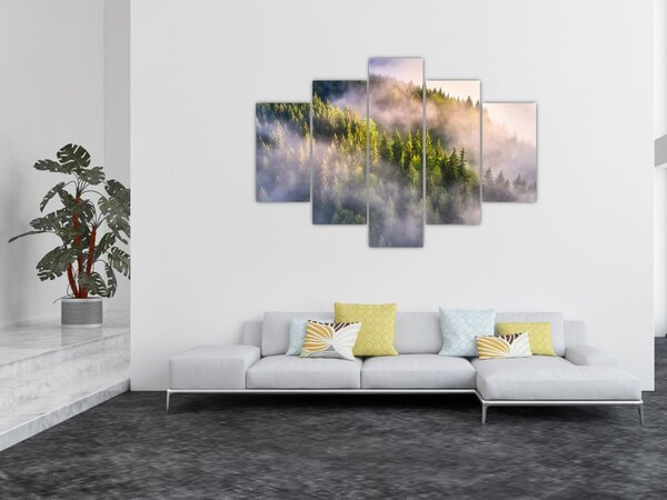Egy hegyi táj képe (150x105 cm)