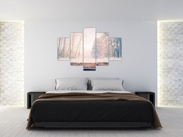 Kép - Kilátás az erdőbe (150x105 cm)