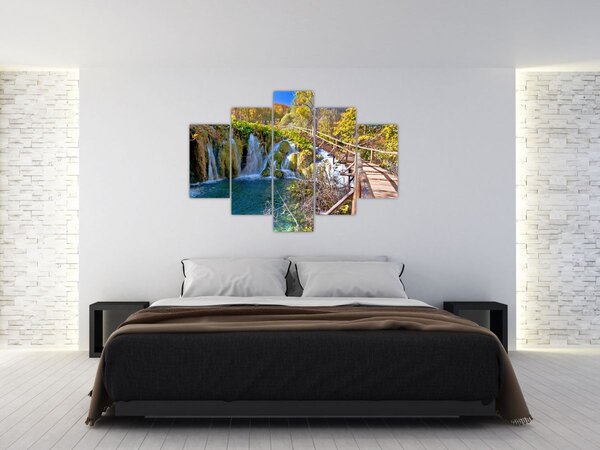 Kép - Bejárat a vízesésekhez (150x105 cm)