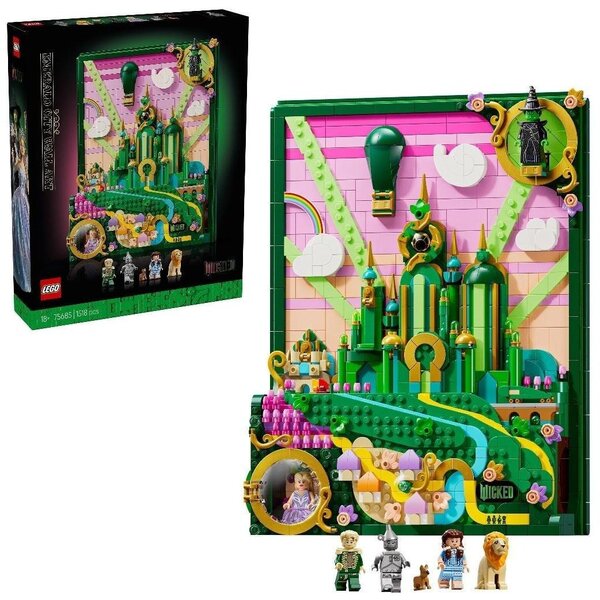 LEGO® Wicked Emerald City fali dekoráció 75685