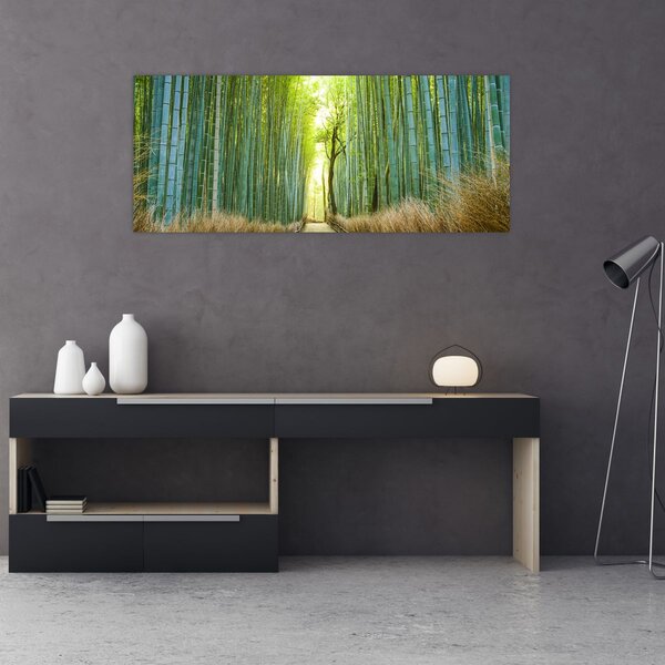 Kép - Bambusz erdő (120x50 cm)