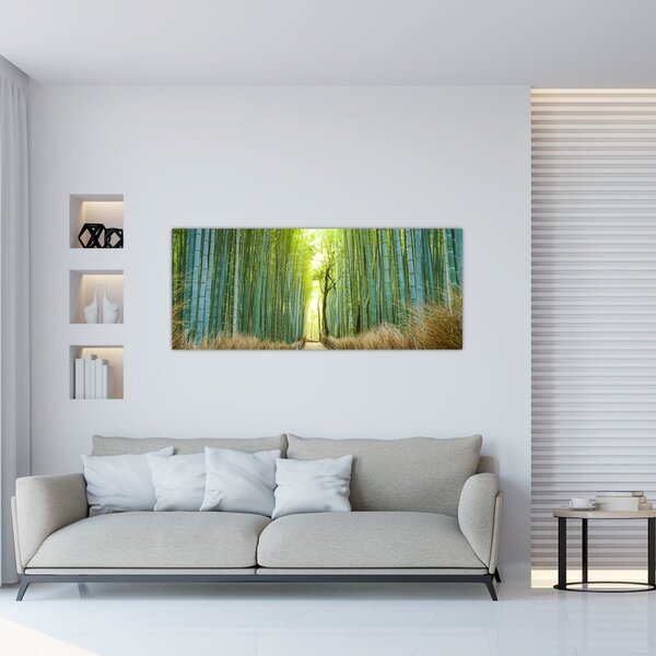 Kép - Bambusz erdő (120x50 cm)
