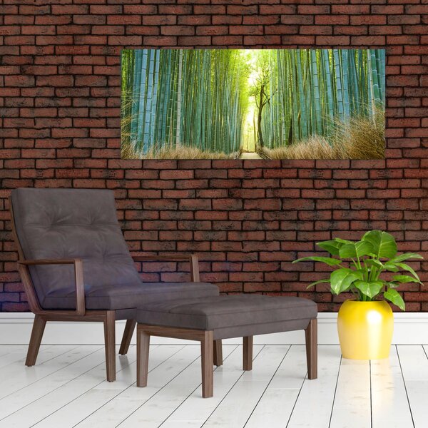 Kép - Bambusz erdő (120x50 cm)
