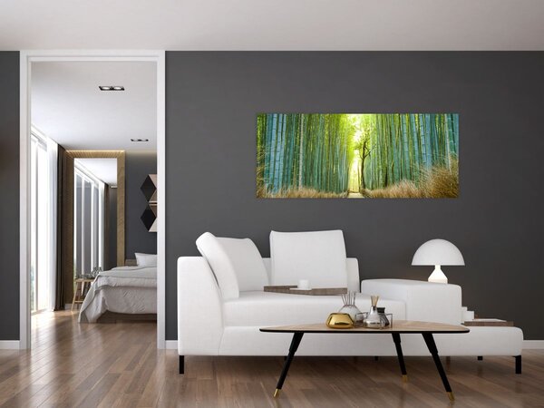 Kép - Bambusz erdő (120x50 cm)