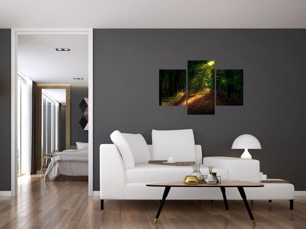 Erdei út képe (90x60 cm)
