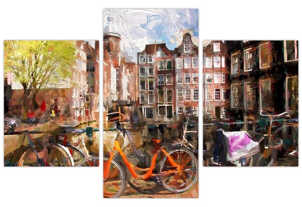 Kép - Amsterdam (90x60 cm)