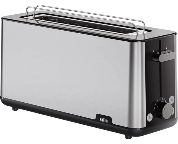 Braun HT 1610BK 2 szeletes kenyérpirító 1030W - Inox/Fekete