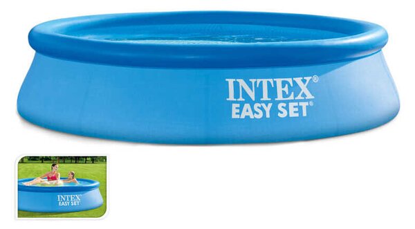 Puhafalú családi kerti medence felfújható peremmel 2.44x0.61m INTEX