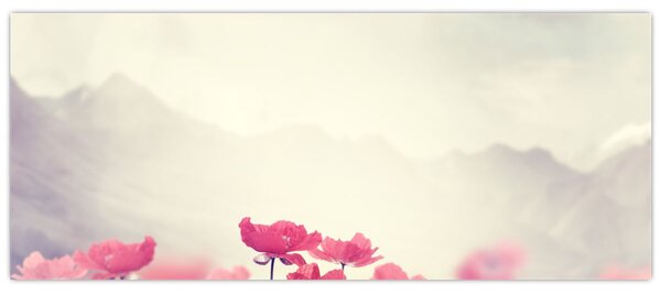 Kép - Pipacsok (120x50 cm)