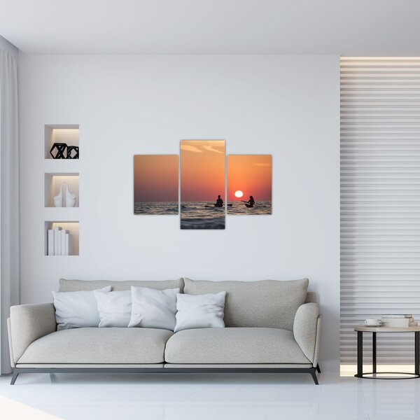 Kenuzók képe naplementekor (90x60 cm)