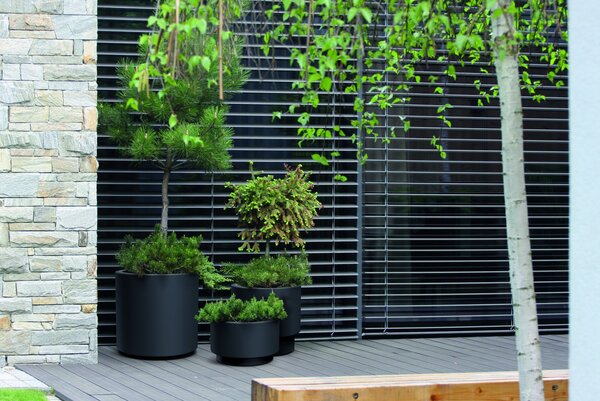 Prosperplast Flowerpot HEOS - anthracite (DLHEN400-S433)