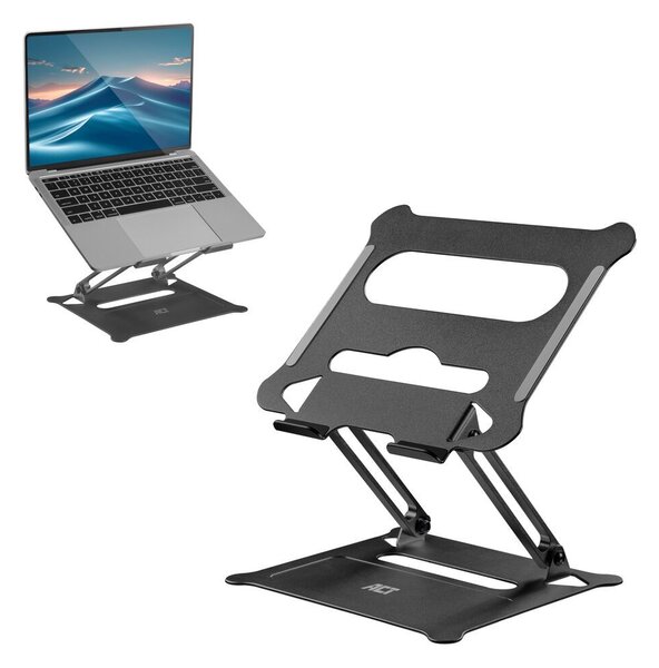 ACT AC8140 laptop állvány Fekete 39,6 cm (15.6")