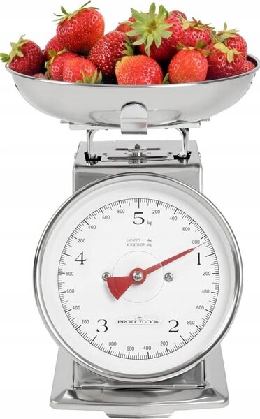 Profi Cook PC-KW 1247 Konyhai mérleg analóg mérőskálával Mérési tartomány (max.)=5 kg Nemesacél 260 x 206 x 255