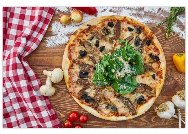 Pizza képe (90x60 cm)