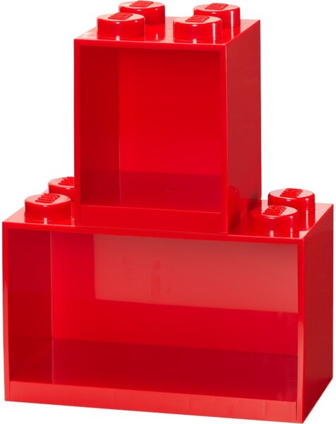 LEGO 41171730 Room Copenhagen Asztali / Fali tároló polc - Piros