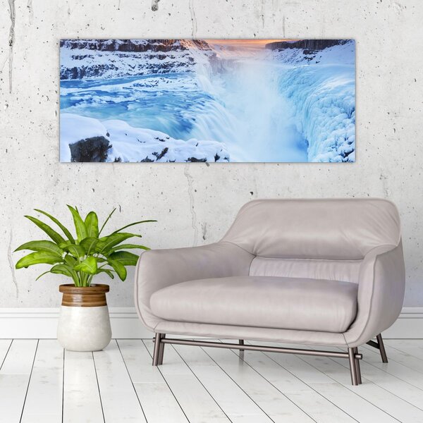 Kép - Hideg vízesések (120x50 cm)