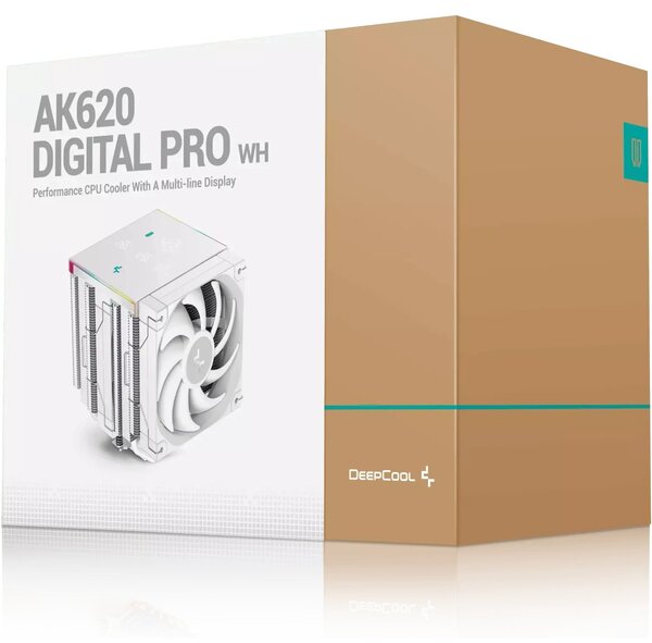 DeepCool AK620 Digital PRO fehér processzor hűtő