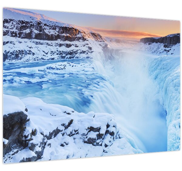 Kép - Hideg vízesések (70x50 cm)