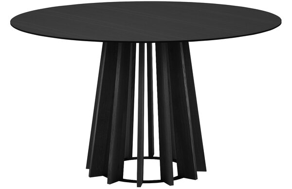 Fekete tölgy étkezőasztal Micadoni Mojave 145 cm