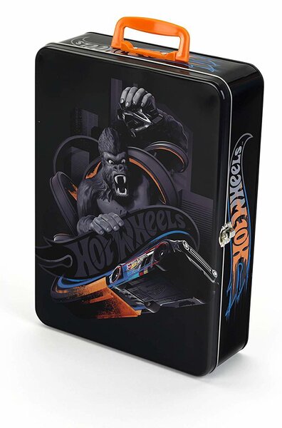 Theo Klein 2881 Hot Wheels Fém autó tároló doboz