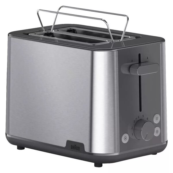 Braun PurShine HT 1510 GY 2 szeletes kenyérpirító 900W - Inox