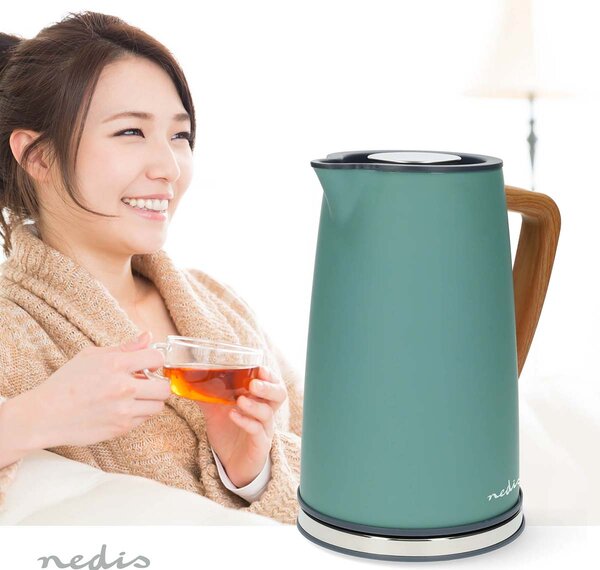Nedis KAWK510EGN 1.7L Vízforraló Zöld 2200W