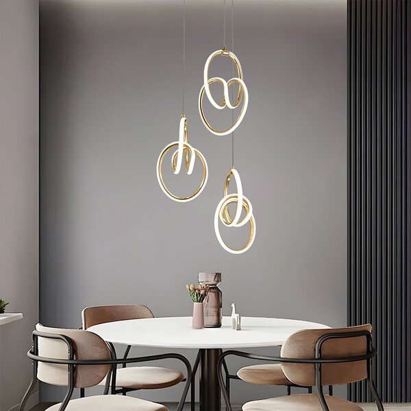 LED függőlámpa G082-3CPR Gold
