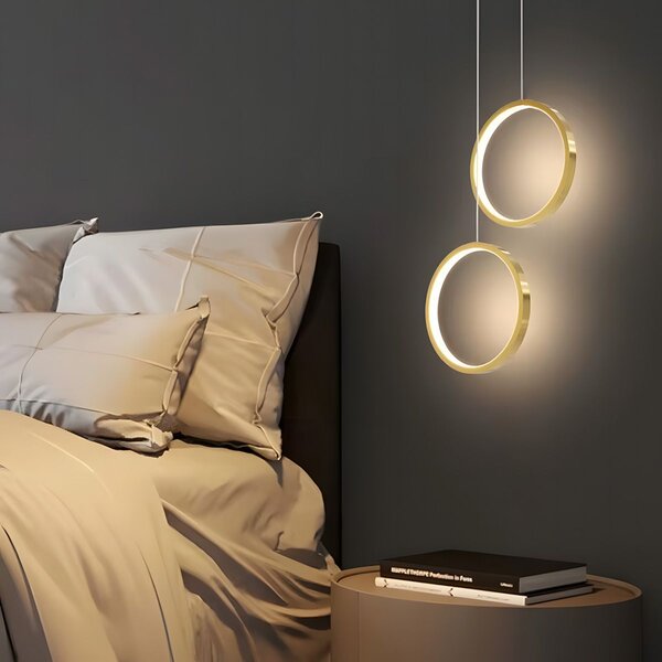 Toolight Toollight, LED függeszték 7W, 4000K, 500lm, G112-CP, arany, OSW-09707