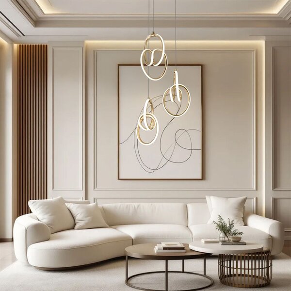 LED függőlámpa G082-3CPR Gold