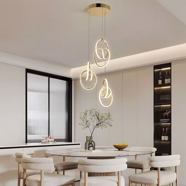LED függőlámpa G082-3CPR Gold