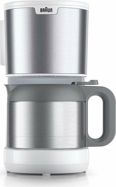 Braun PurShine KF 1505 Filteres Kávéfőző 1000 Watt - Fehér / Ezüst