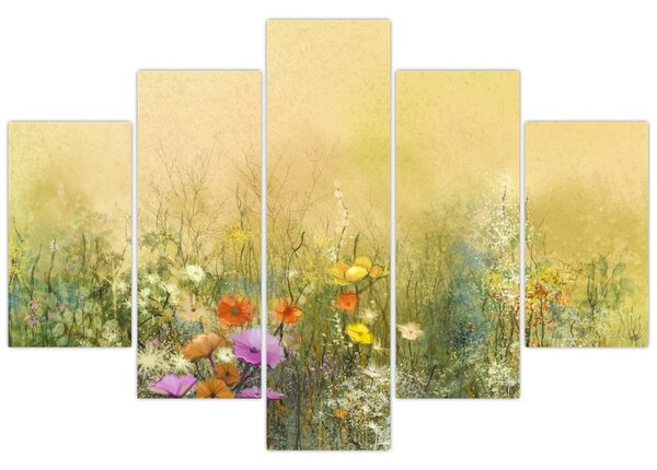 Kép - Festett rét (150x105 cm)