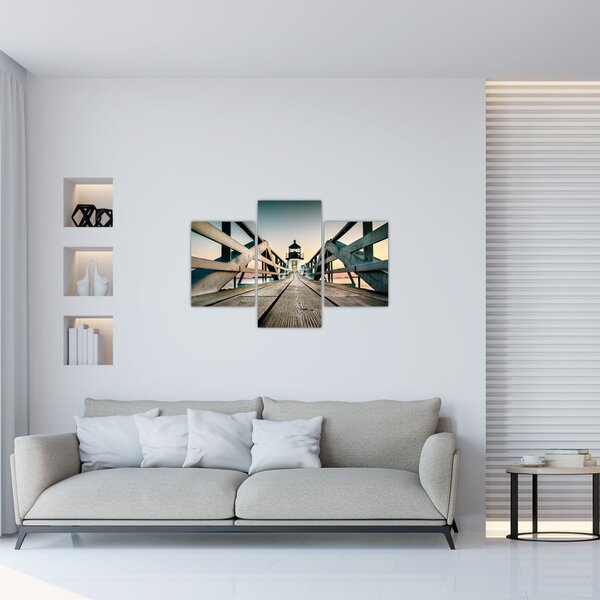 Kép - A mólón (90x60 cm)