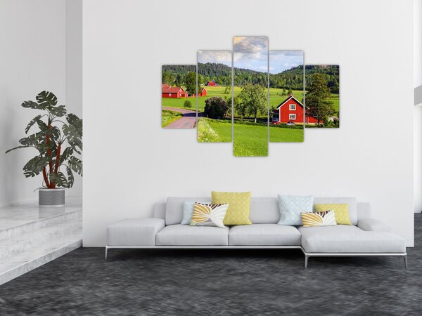 Vidéki kép (150x105 cm)