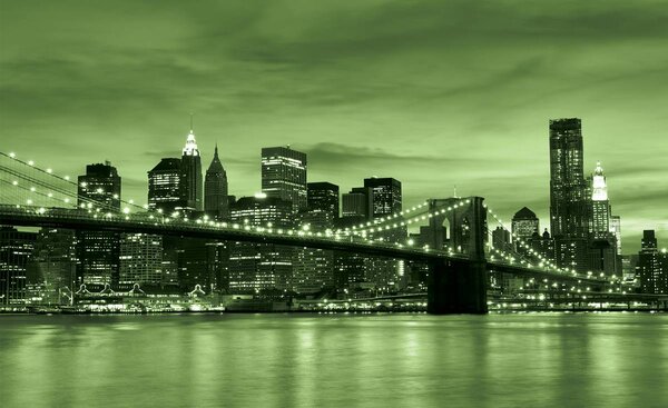 Fotótapéta - New York Brooklyn Bridge City (152,5x104 cm)