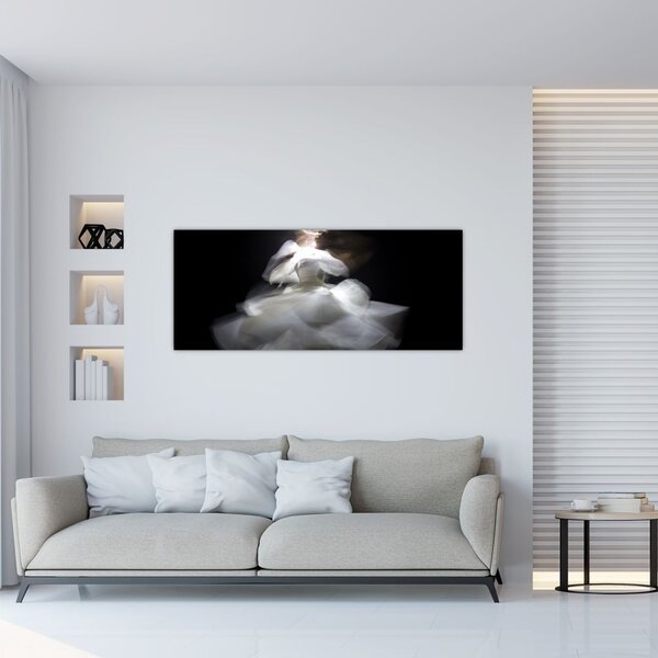 Lótuszvirág képe (120x50 cm)