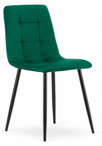 PreHouse SARA szék - sötétzöld bársony