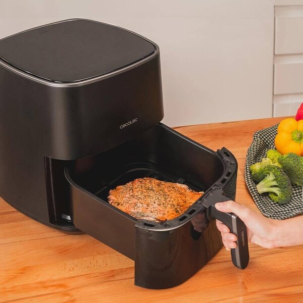 CECOTEC 4971 Cecofry Fantastik 5500 Forrólevegős sütő 1500W 5.5L Fekete