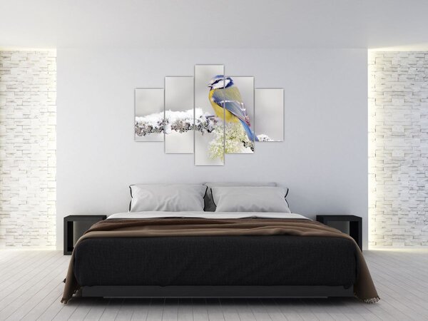 Kép - Kékvércse az erdőben (150x105 cm)
