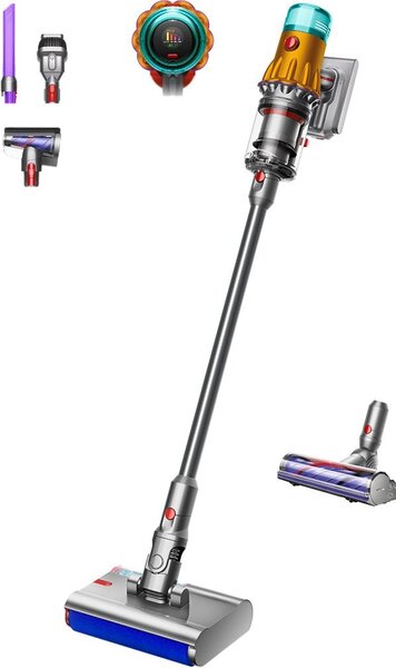 Dyson V12s Detect Slim Submarine Nedves-száraz Porszívó (Yellow/Nickel)