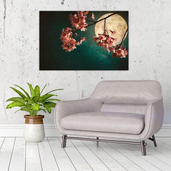 Kép - Sakura teliholdkor (90x60 cm)