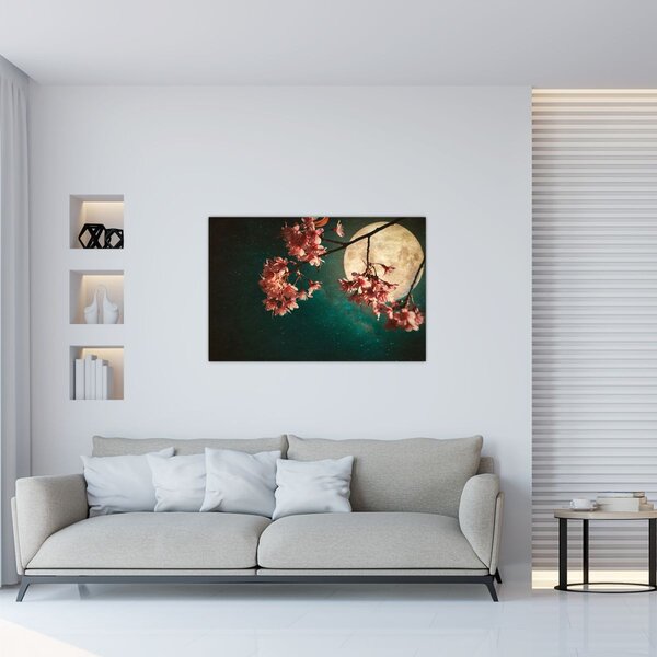 Kép - Sakura teliholdkor (90x60 cm)