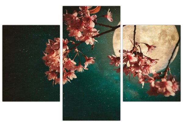 Kép - Sakura teliholdkor (90x60 cm)